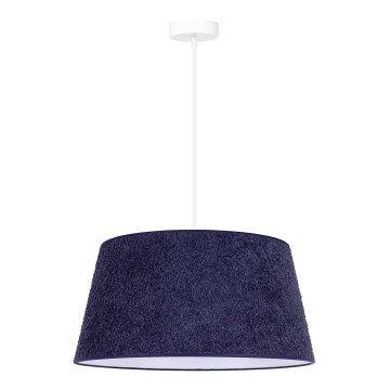 Duolla - Luster na sajli BOUCLE 1xE27/15W/230V prečnik 50 cm plava