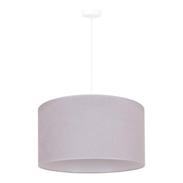 Duolla - Luster na sajli BRISTOL 1xE27/40W/230V, prečnik 45 cm, siva
