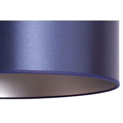 Duolla - Luster na sajli CANNES 1x E27/15W/230V Ø 50 cm plava/srebrna
