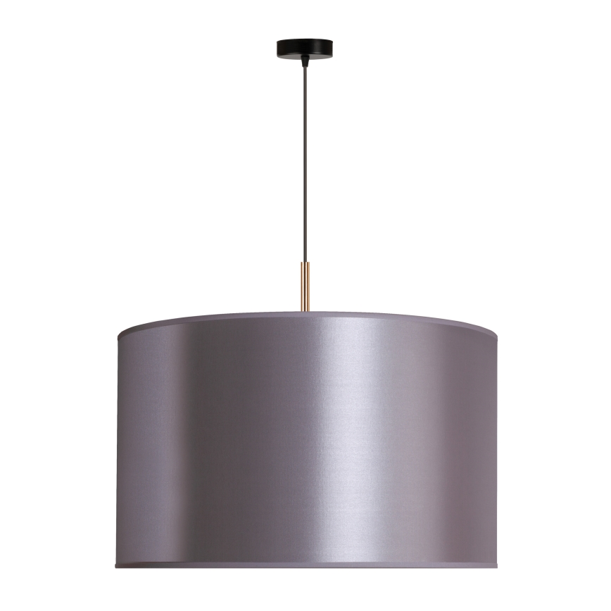 Duolla - Luster na sajli CANNES 1xE27/15W/230V prečnik 50 cm srebran/bakren