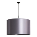 Duolla - Luster na sajli CANNES 1xE27/15W/230V prečnik 50 cm srebrna