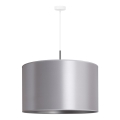 Duolla - Luster na sajli CANNES 1xE27/15W/230V prečnika 50 cm, srebran