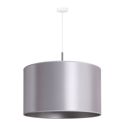 Duolla - Luster na sajli CANNES 1xE27/15W/230V prečnika 50 cm, srebran