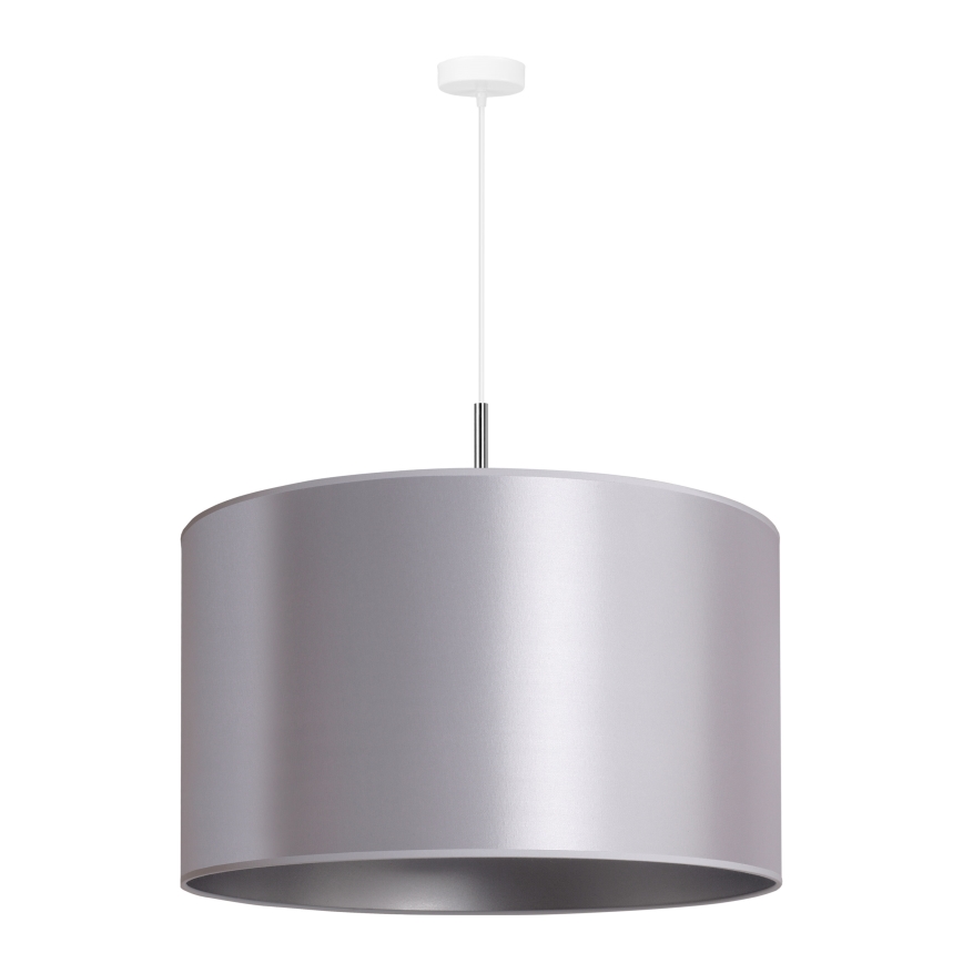 Duolla - Luster na sajli CANNES 1xE27/15W/230V prečnika 50 cm, srebran