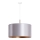 Duolla - Luster na sajli CANNES 1xE27/15W/230V Ø 45 cm srebrna/bakarna