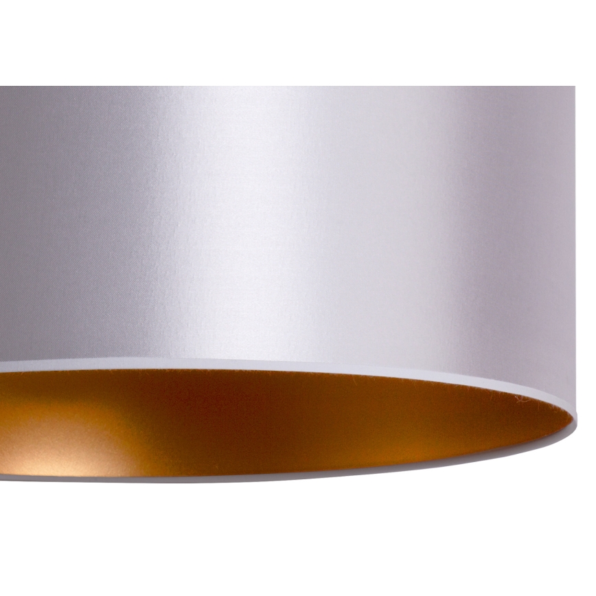 Duolla - Luster na sajli CANNES 1xE27/15W/230V Ø 45 cm srebrna/bakarna