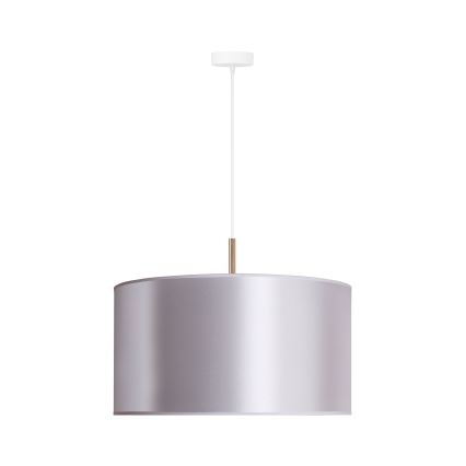 Duolla - Luster na sajli CANNES 1xE27/15W/230V Ø 45 cm srebrna/bakarna