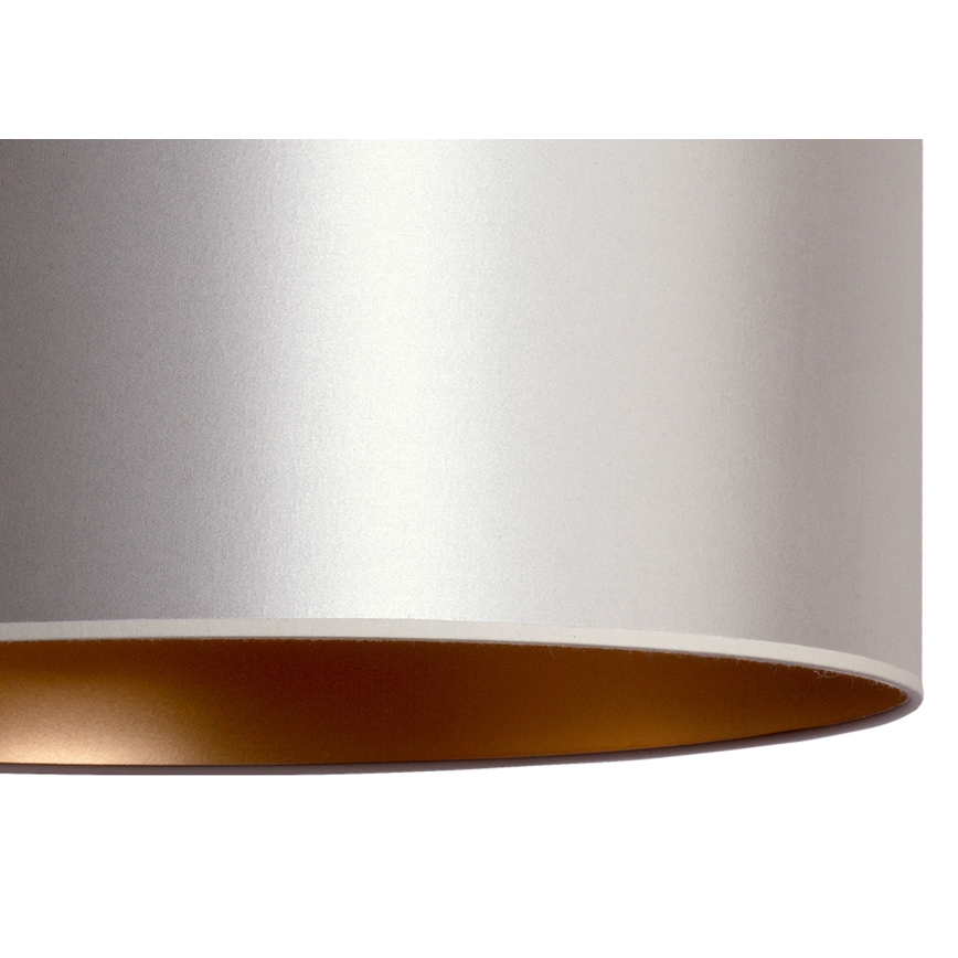 Duolla - Luster na sajli CANNES 1xE27/15W/230V Ø 45 cm srebrna/bakrena