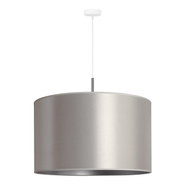 Duolla - Luster na sajli CANNES 1xE27/15W/230V Ø 50 cm srebrni