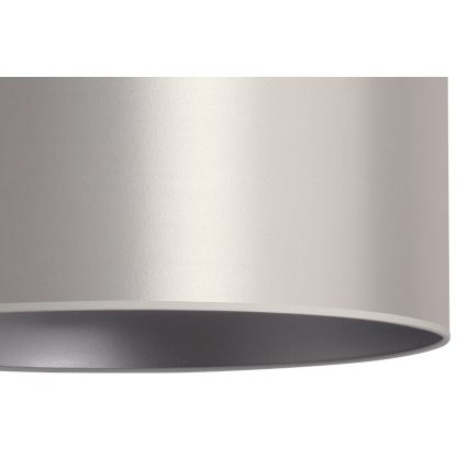 Duolla - Luster na sajli CANNES 1xE27/15W/230V Ø 50 cm srebrni