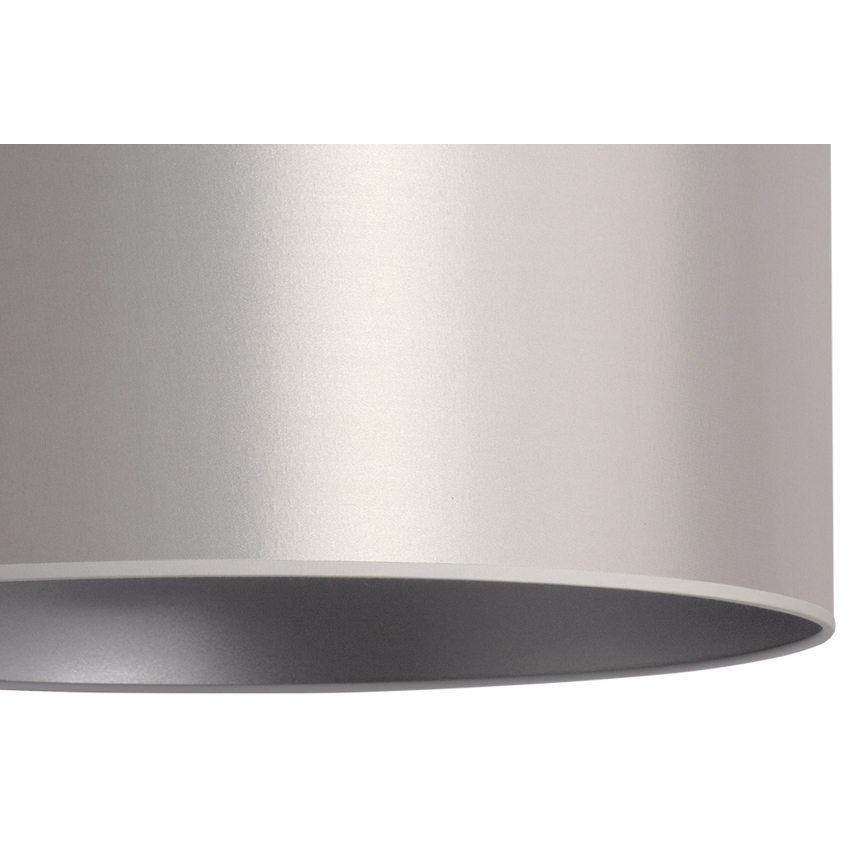 Duolla - Luster na sajli CANNES 1xE27/15W/230V Ø 50 cm srebrni