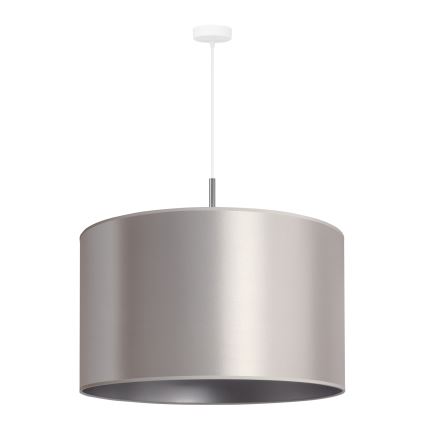 Duolla - Luster na sajli CANNES 1xE27/15W/230V Ø 50 cm srebrni