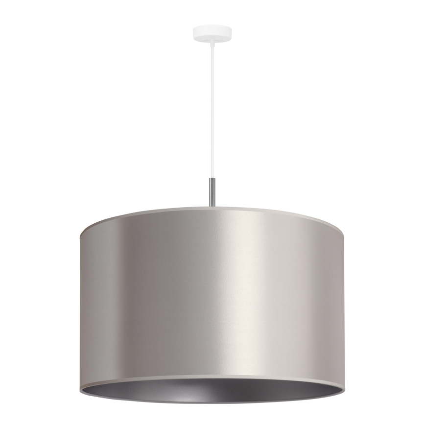 Duolla - Luster na sajli CANNES 1xE27/15W/230V Ø 50 cm srebrni