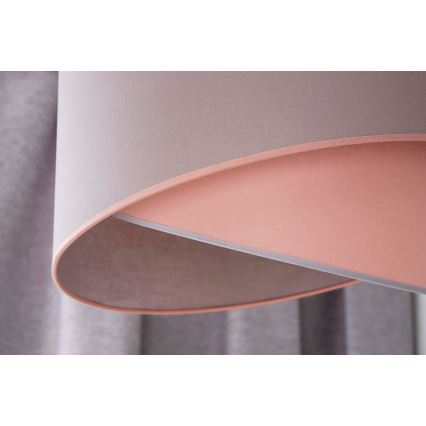 Duolla - Luster na sajli CELLO 1xE27/40W/230V Ø 45 cm ružičasta
