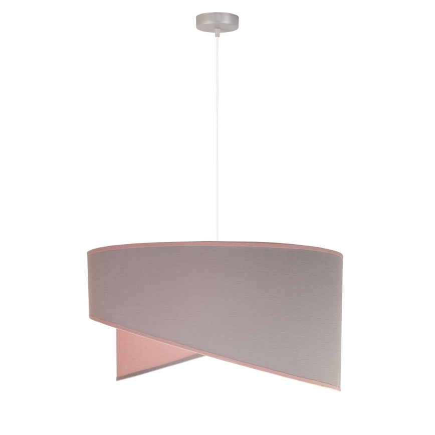 Duolla - Luster na sajli CELLO 1xE27/40W/230V Ø 45 cm ružičasta