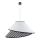Duolla - Luster na sajli COCO 1xE27/40W/230V prečnik 50 cm bela/crna