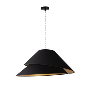 Duolla - Luster na sajli COCO 1xE27/40W/230V prečnik 50 cm crni
