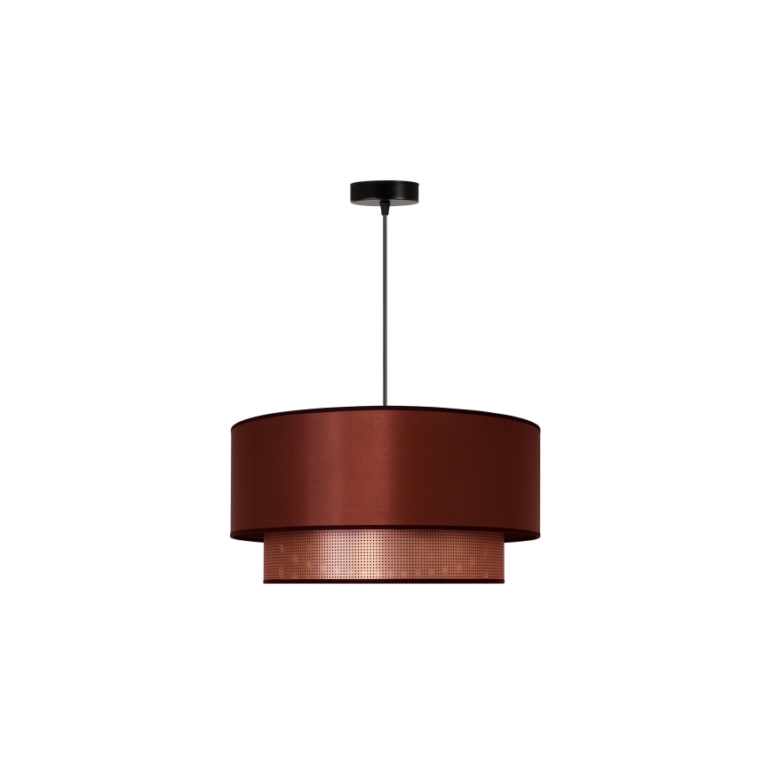 Duolla - Luster na sajli COPPER SHINY 1xE27/15W/230V pr. 45 cm bakarna