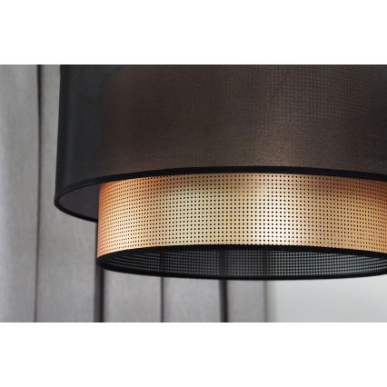 Duolla - Luster na sajli COPPER SHINY 1xE27/15W/230V Ø 45 cm smeđa/bakrena