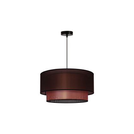 Duolla - Luster na sajli COPPER SHINY 1xE27/15W/230V Ø 45 cm smeđa/bakrena