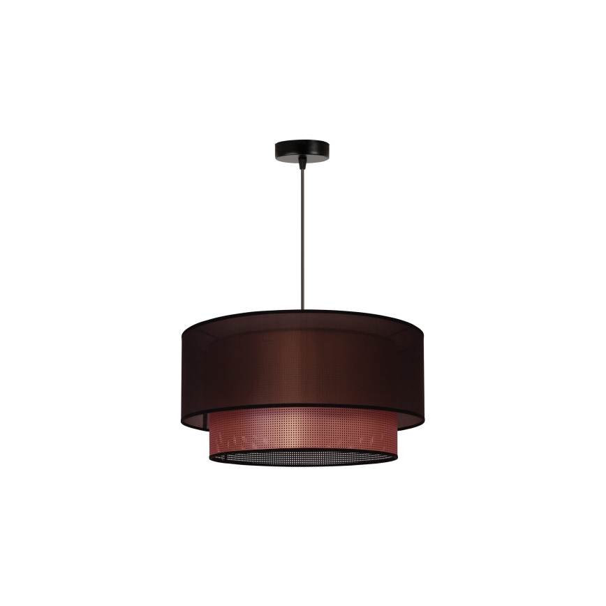 Duolla - Luster na sajli COPPER SHINY 1xE27/15W/230V Ø 45 cm smeđa/bakrena