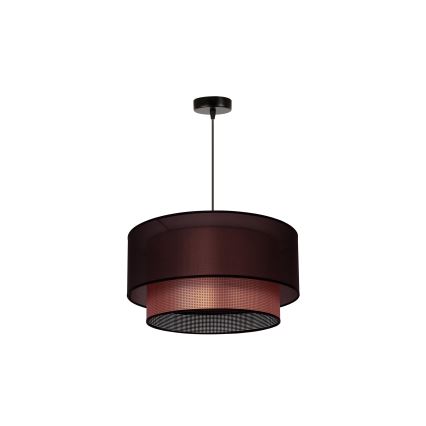 Duolla - Luster na sajli COPPER SHINY 1xE27/15W/230V Ø 45 cm smeđa/bakrena