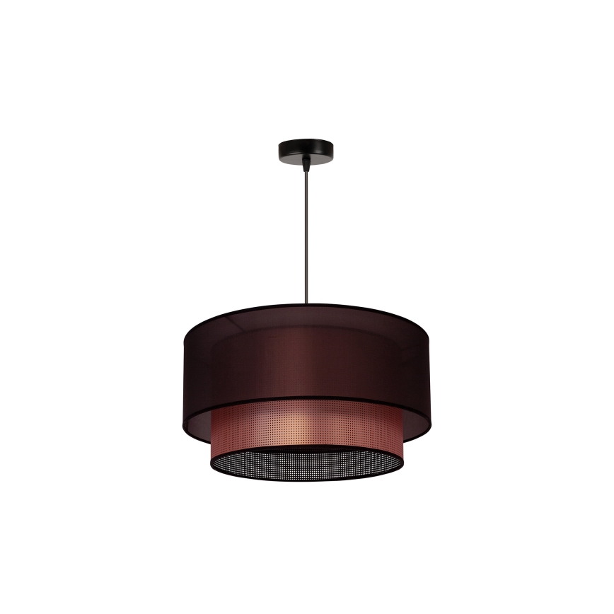 Duolla - Luster na sajli COPPER SHINY 1xE27/15W/230V Ø 45 cm smeđa/bakrena