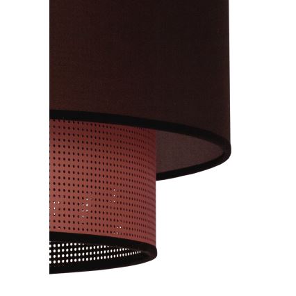 Duolla - Luster na sajli COPPER SHINY 1xE27/15W/230V Ø 45 cm smeđa/bakrena