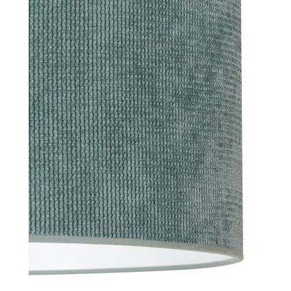 Duolla - Luster na sajli CORDUROY 1xE27/15W/230V svetlo plava, prečnik 40 cm