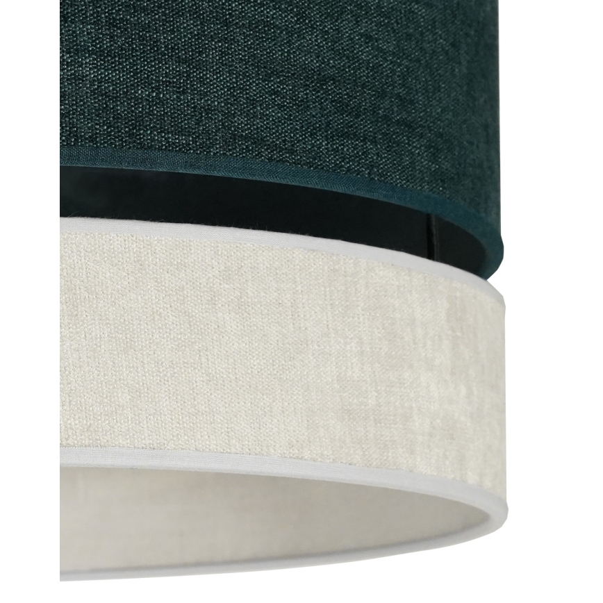 Duolla - Luster na sajli DOUBLE 1xE27/15W/230V pr. 40 cm zelena/siva