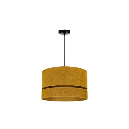 Duolla - Luster na sajli DOUBLE 1xE27/15W/230V, prečnik 40 cm, narandžasta