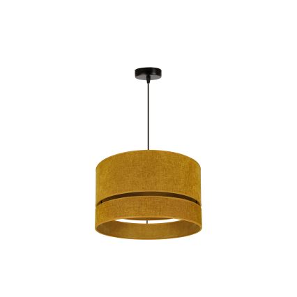 Duolla - Luster na sajli DOUBLE 1xE27/15W/230V, prečnik 40 cm, narandžasta