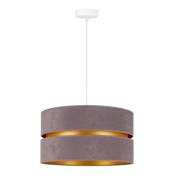 Duolla - Luster na sajli DUO 1xE27/15W/230V prečnik 40 cm siva