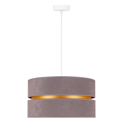 Duolla - Luster na sajli DUO 1xE27/15W/230V prečnik 40 cm siva