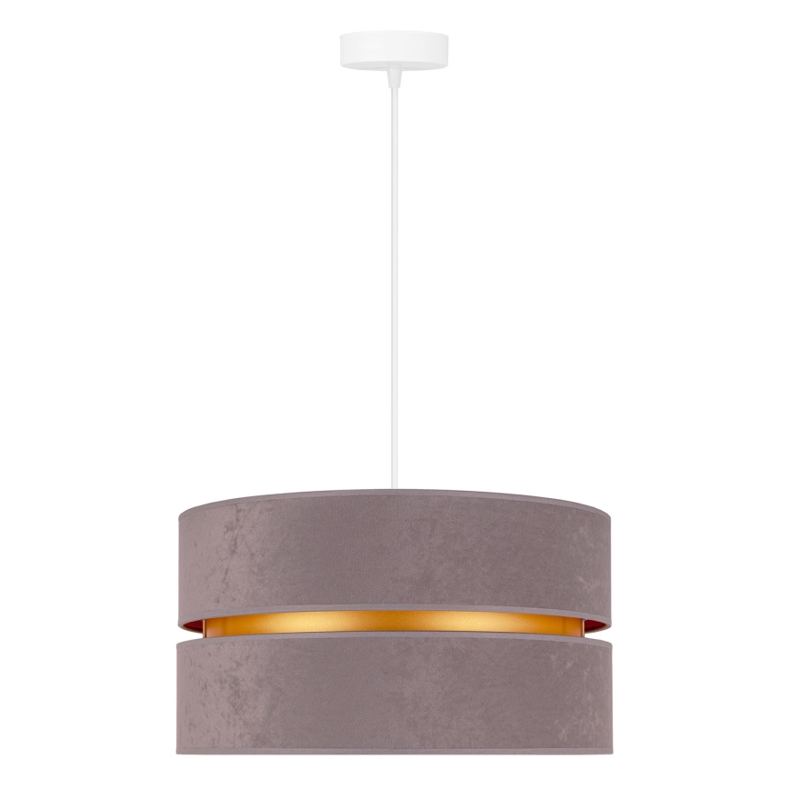Duolla - Luster na sajli DUO 1xE27/15W/230V prečnik 40 cm siva