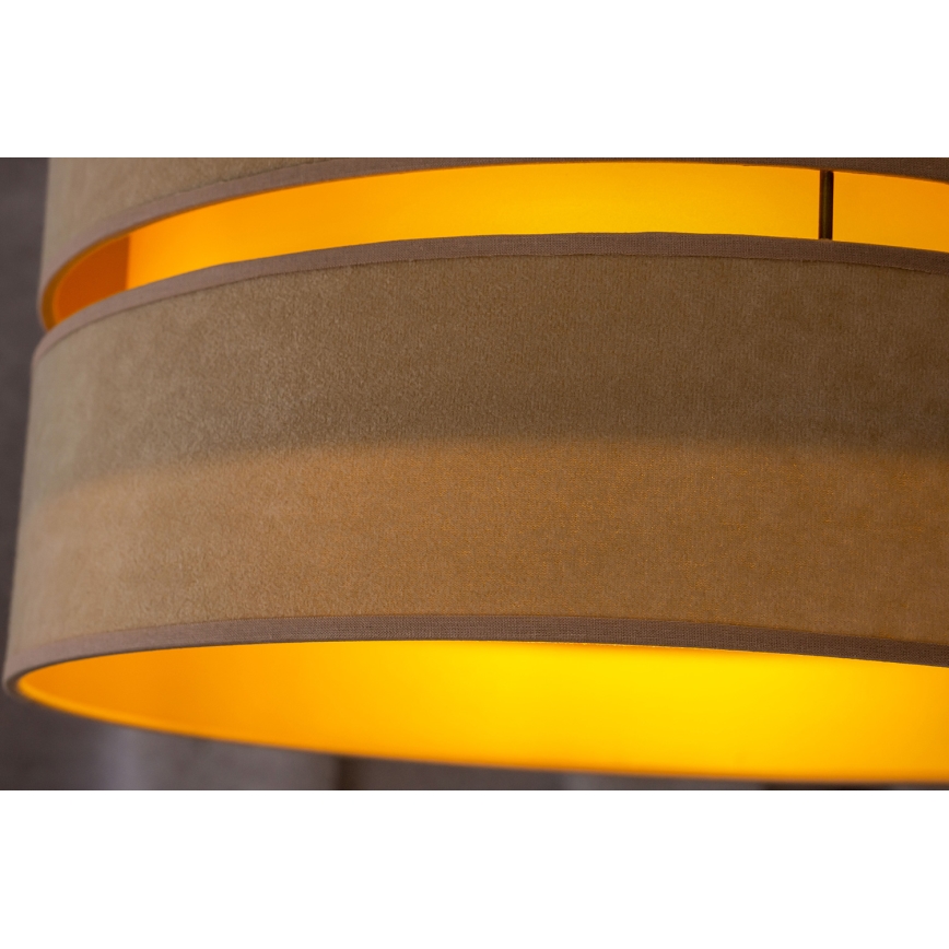 Duolla - Luster na sajli DUO 1xE27/15W/230V prečnika 40 cm bež