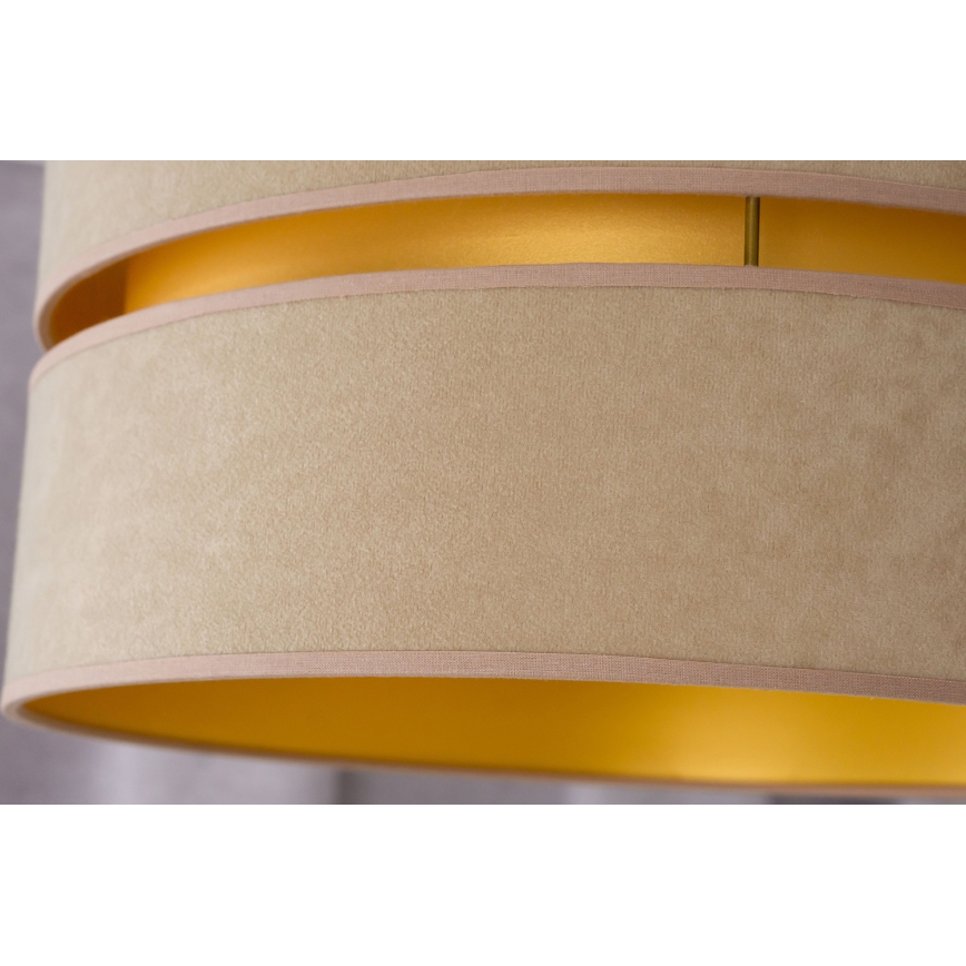 Duolla - Luster na sajli DUO 1xE27/15W/230V prečnika 40 cm bež
