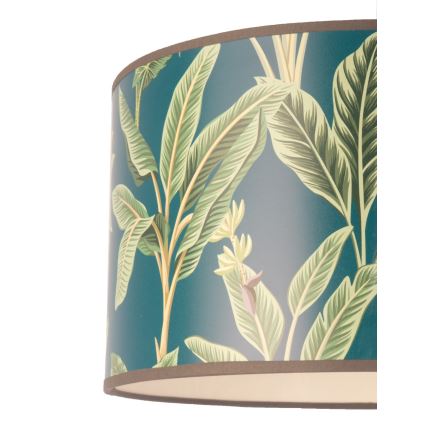 Duolla - Luster na sajli GOLD LEAVES 1xE27/15W/230V prečnik 40 cm