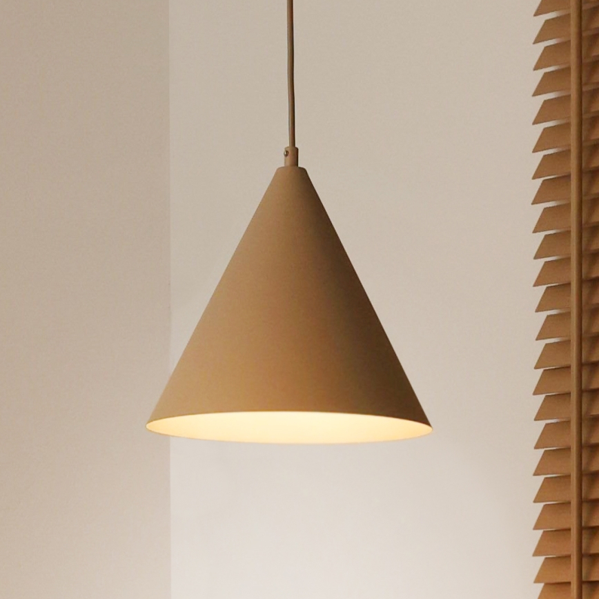Duolla - Luster na sajli IRONLINE 1xG9/3W/230V prečnik 25 cm bež