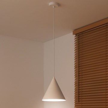 Duolla - Luster na sajli IRONLINE 1xG9/3W/230V Ø 25 cm bela