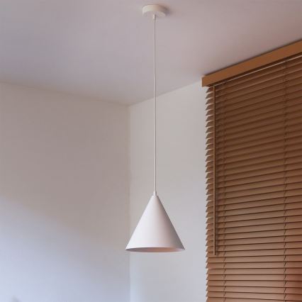 Duolla - Luster na sajli IRONLINE 1xG9/3W/230V Ø 25 cm bela