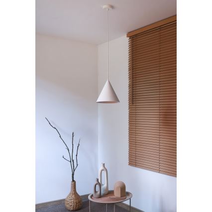 Duolla - Luster na sajli IRONLINE 1xG9/3W/230V Ø 25 cm bela