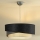 Duolla - Luster na sajli KOBO 1xE27/15W/230V, prečnik 45 cm, antracit/siva/bela