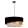 Duolla - Luster na sajli KOBO 1xE27/15W/230V prečnik 45 cm crna/zlatna/krem