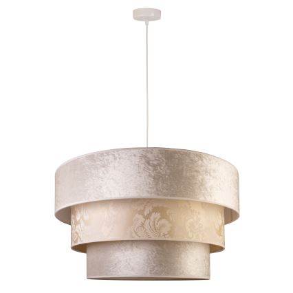 Duolla - Luster na sajli LUNETA 1xE27/40W/230V fi 45 cm krem