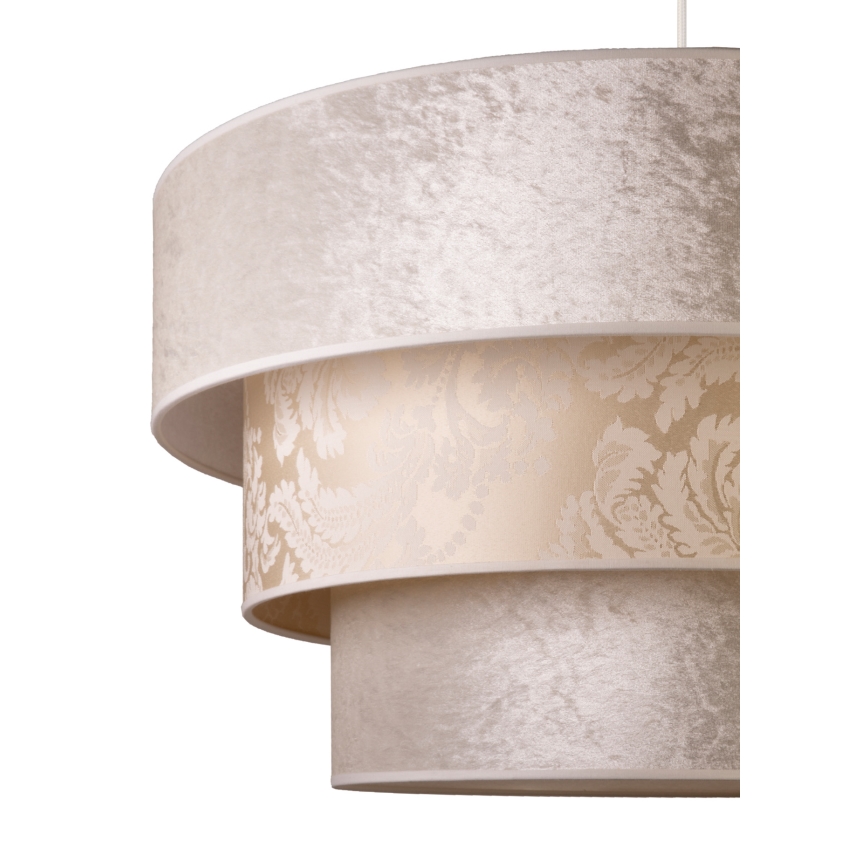 Duolla - Luster na sajli LUNETA 1xE27/40W/230V fi 45 cm krem