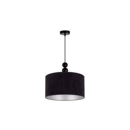 Duolla - Luster na sajli LYON 1xE27/15W/230V prečnik 40 cm crna