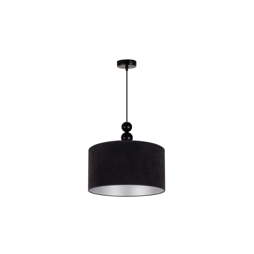 Duolla - Luster na sajli LYON 1xE27/15W/230V prečnik 40 cm crna