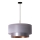 Duolla - Luster na sajli NANTES 1xE27/15W/230V, prečnik 45 cm, srebrna/bakarna