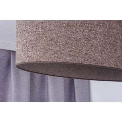 Duolla - Luster na sajli OVAL 1xE27/15W/230V braon